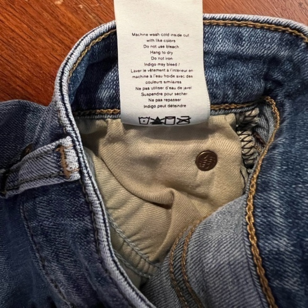 Rag & Bone 28 High Rise Skinny Ankle West Marin Classic Blue Denim Jeans - Picture 7 of 14